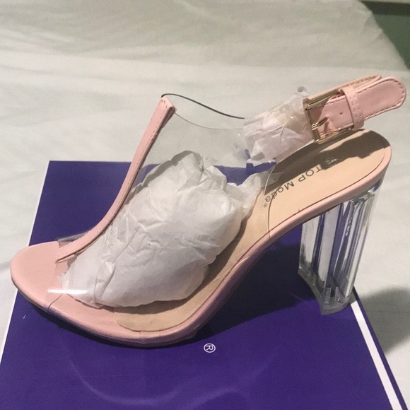 top moda clear heels